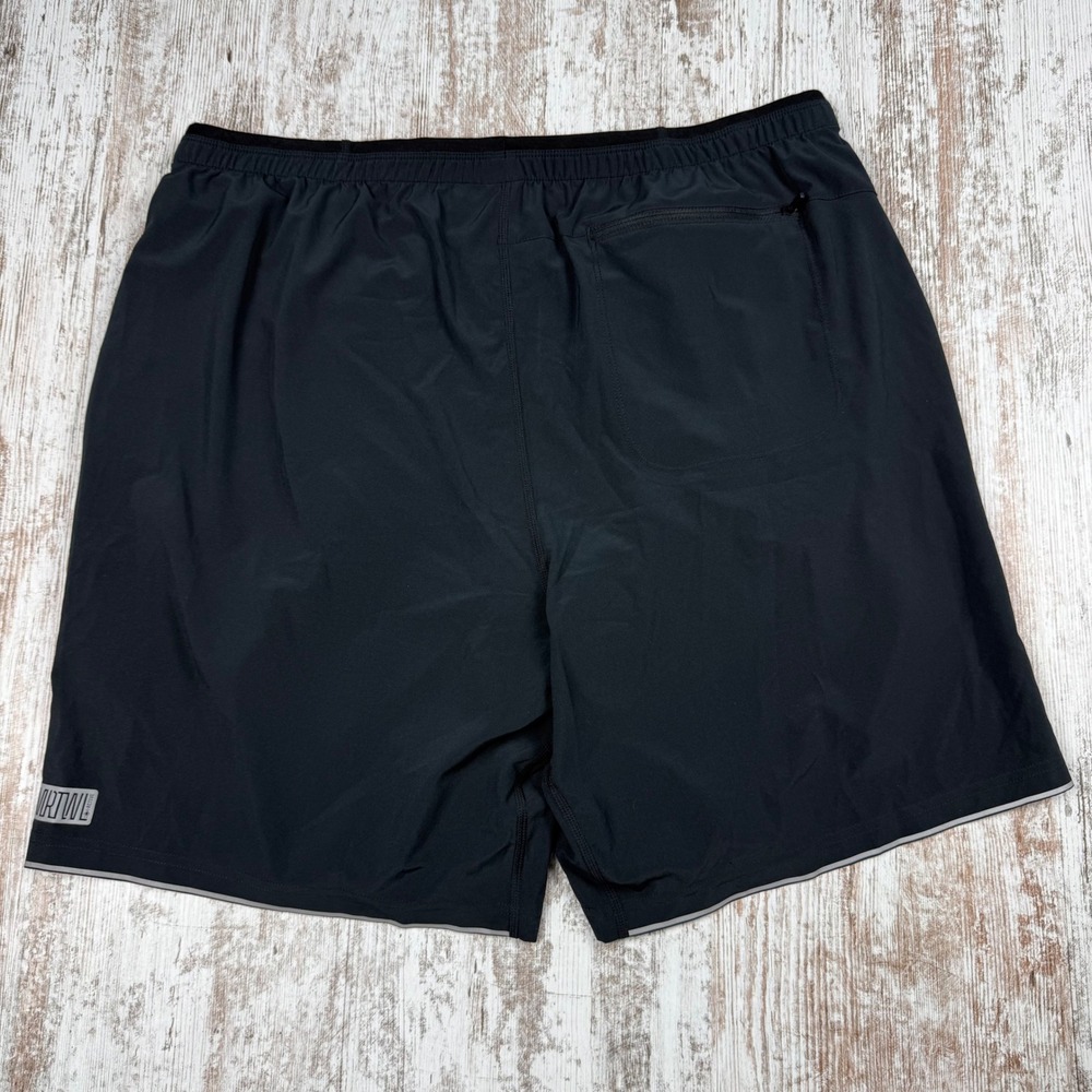 Smartwool Mens Active Lined Shorts Black Merino Wool Blend XL Running Gym 7in - Picture 2 of 9